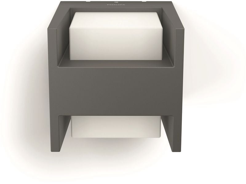 Philips Wandleuchte myGarden Arbour 13 cm Wandleuchte für den Aussenbereich, 2x 4.5 W, LED