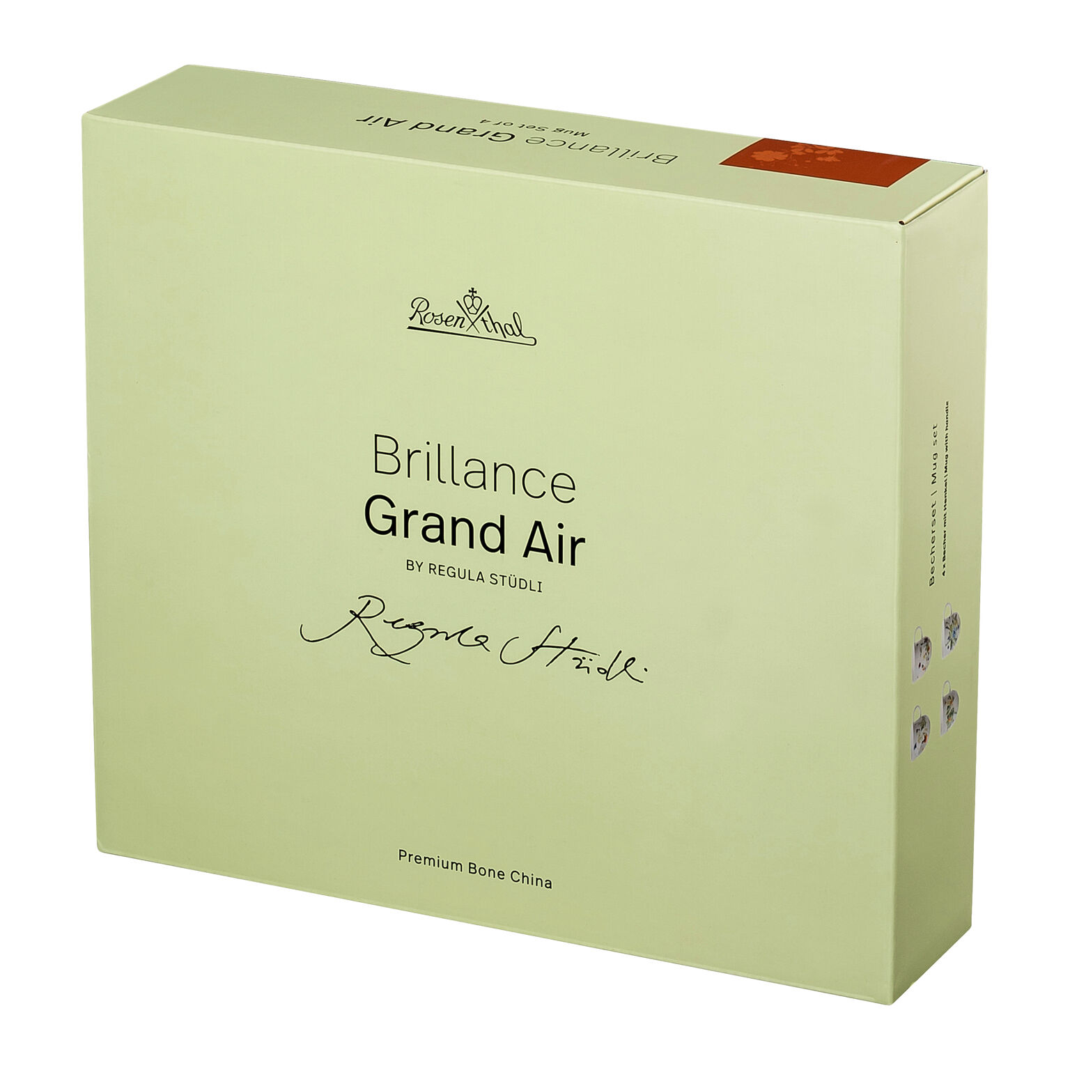 Brillance Bone China Grand Air - Mixed Set 4 Becher mit Henkel