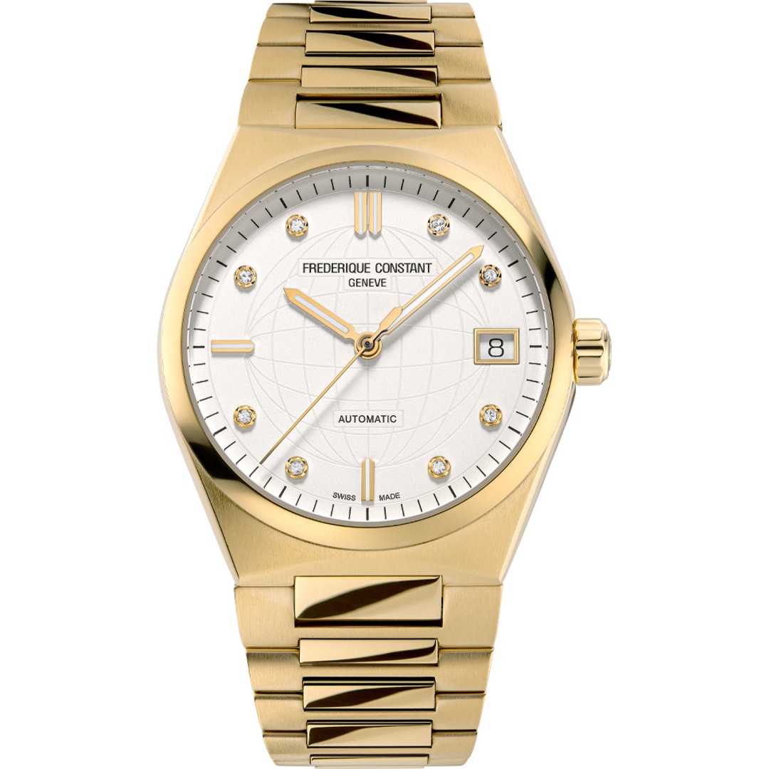 Frederique Constant Highlife Ladies Automatic Diamonds Goldig