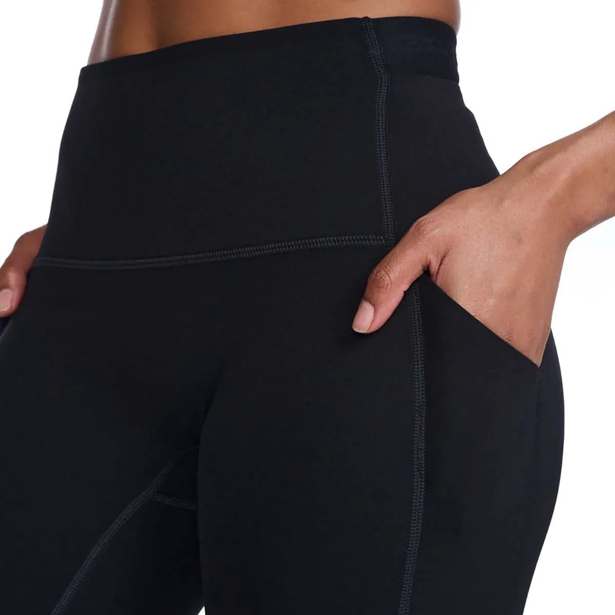 2XU Women's Form Stash Hi-Rise Compression 7/8 Black/Black