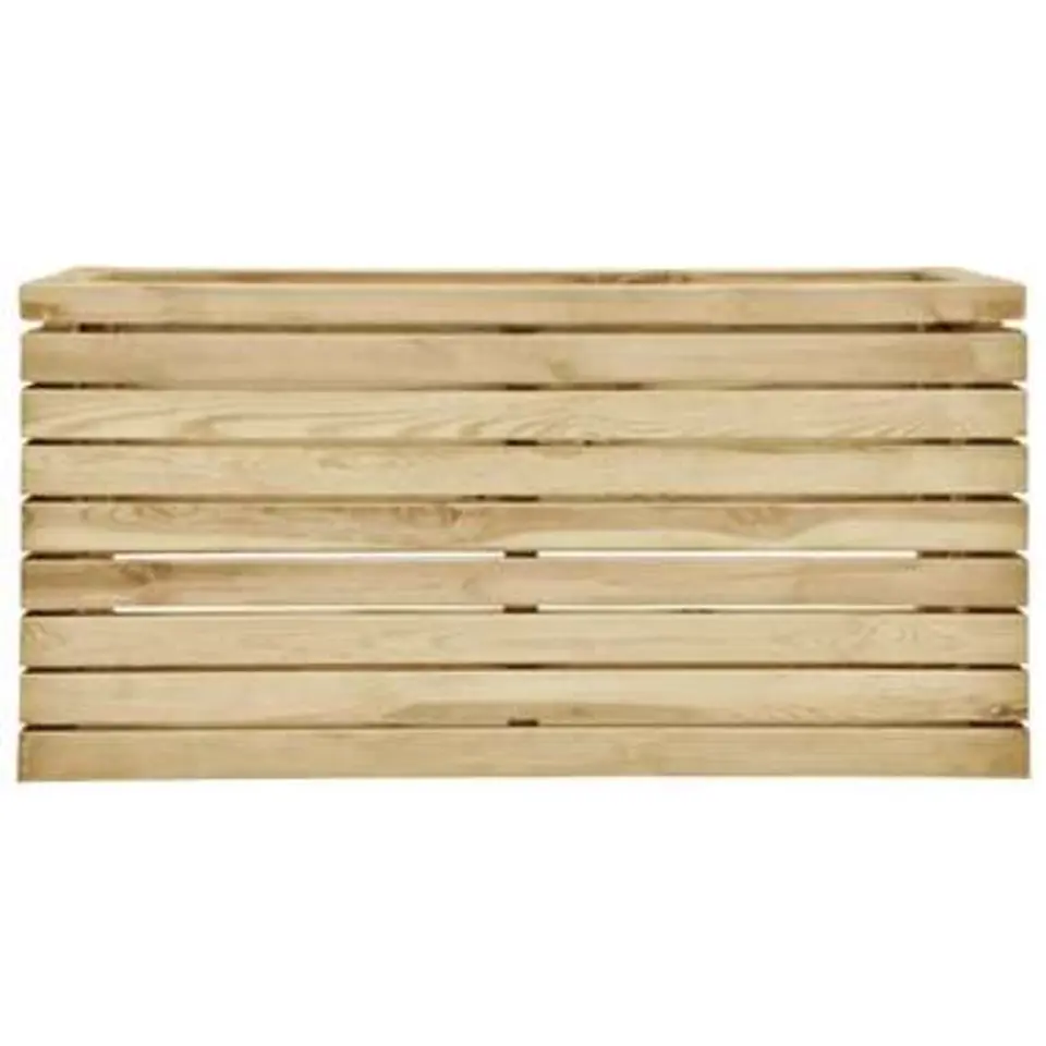 vidaXL Plantenbak 100x50x50 cm geïmpregneerd grenenhout