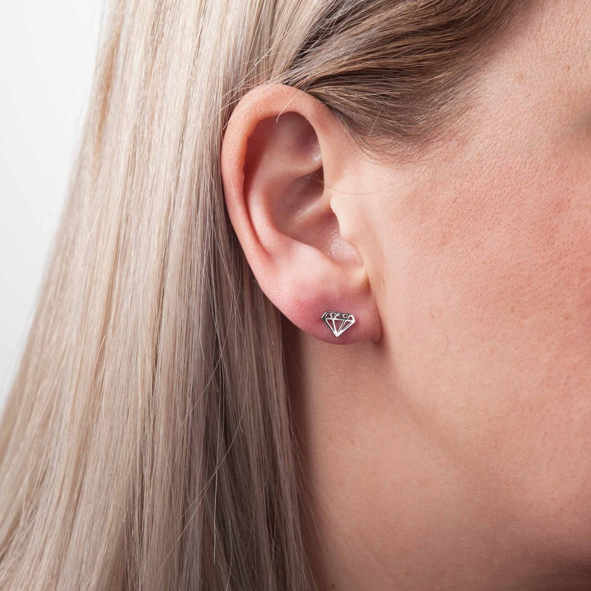 Puces d'oreilles DIAMANT - Lorenzo R