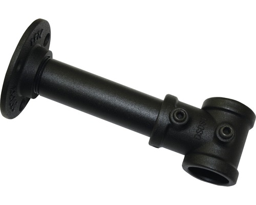 Beugel voor industriële woning, zwart, Ø 25 mm
