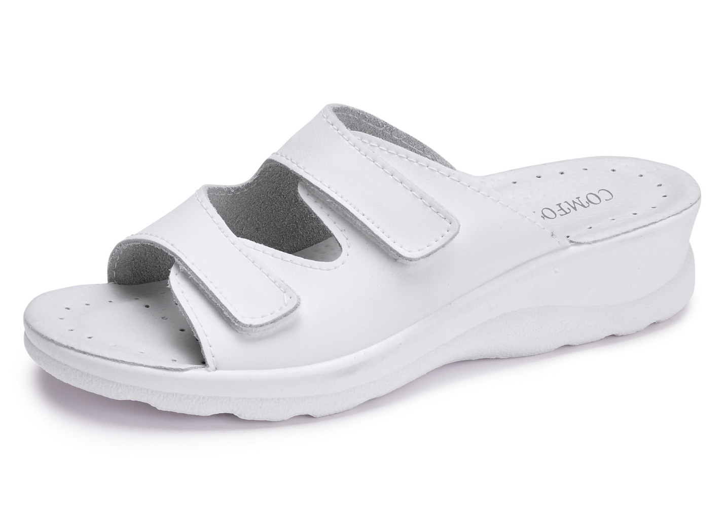 Zweierpack Pantoletten aus Nappaleder