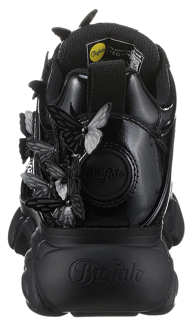Buffalo Plateausneaker »CORIN BUTTERFLIES«  , Freizeitschuh, Halbschuh, Schnürschuh, Streetwear, vegan