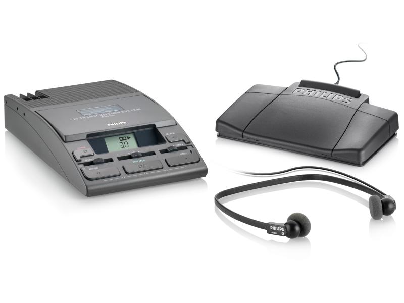Philips Diktiergerät Analog Starter Kit LFH0720T Analoges Wiedergabesystem