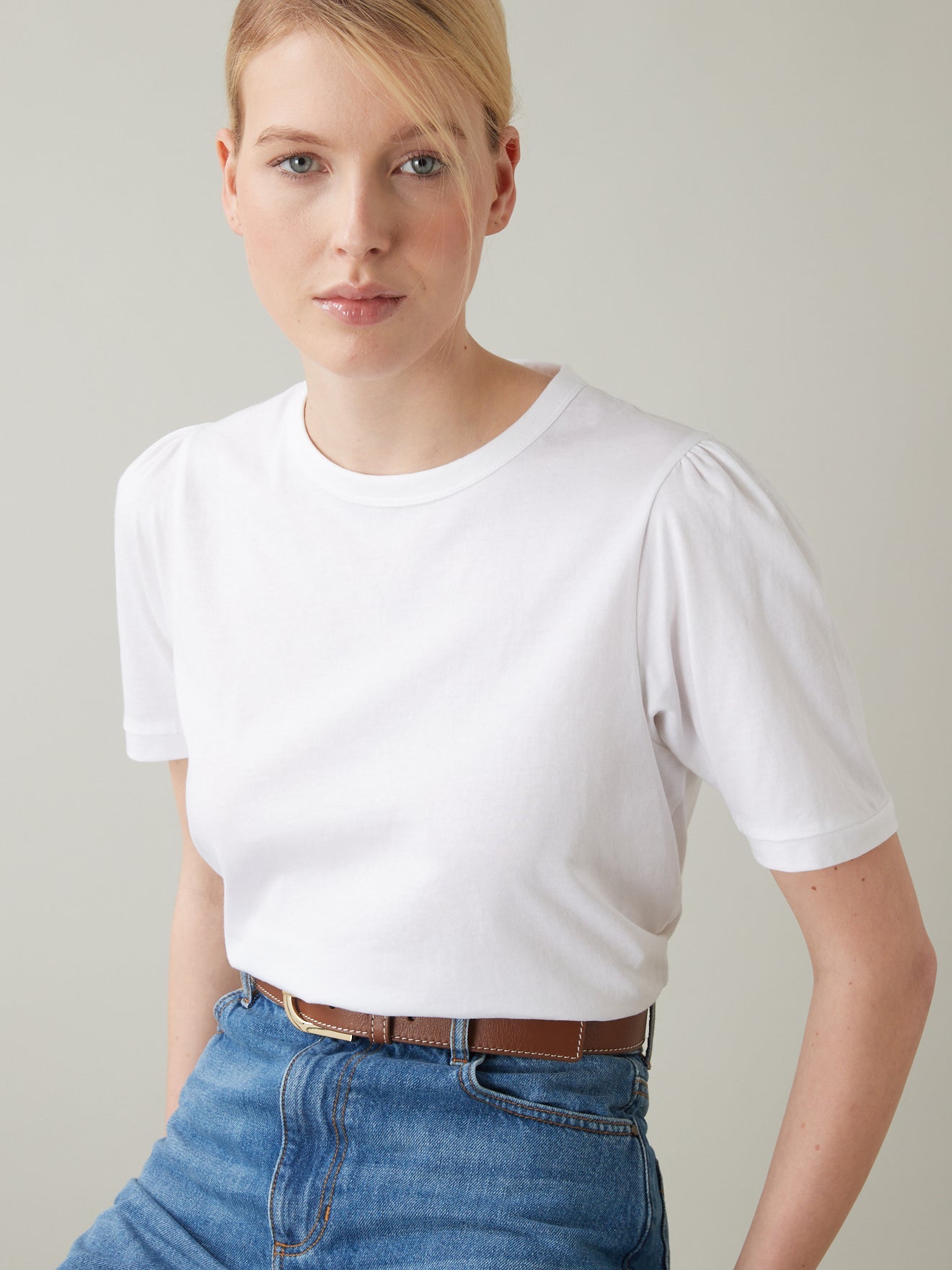 T-shirt manches courtes ballon femme - coton bio