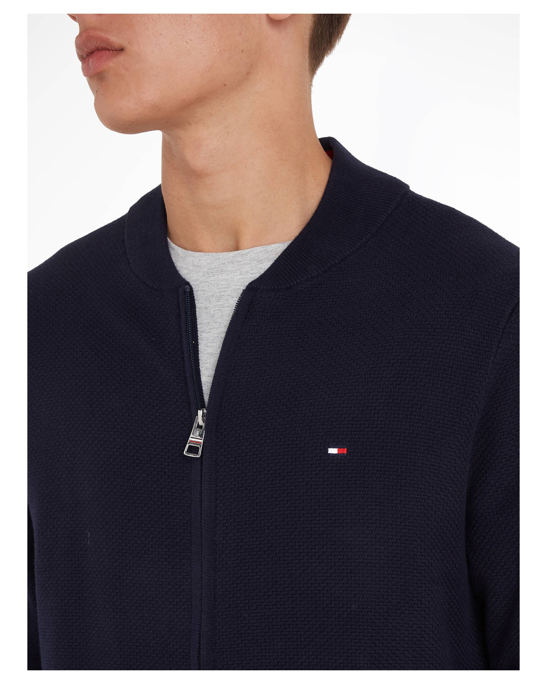 Tommy Hilfiger| Herren Strickjacke mit Reißverschluss