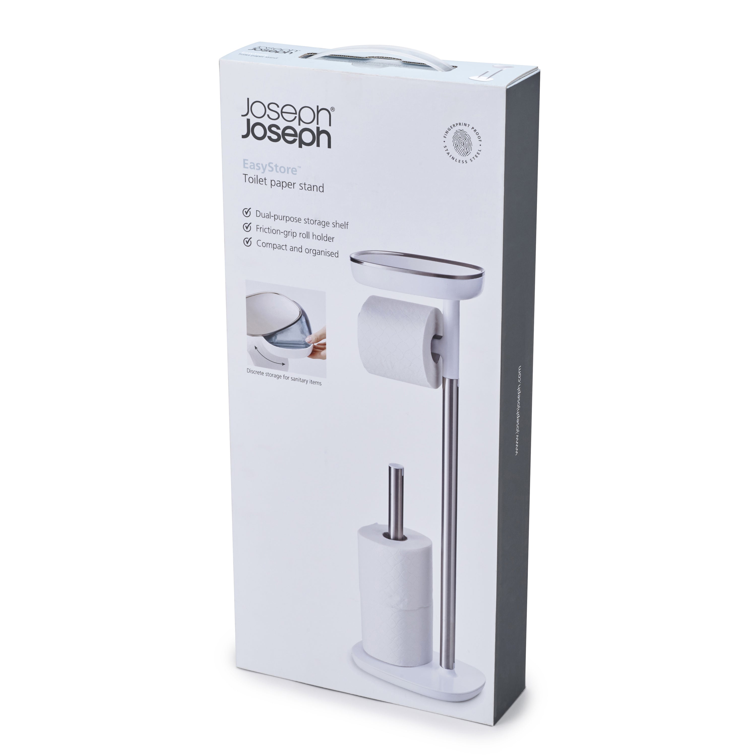 Joseph Joseph EasyStore Toiletbutler met Reserverolhouder