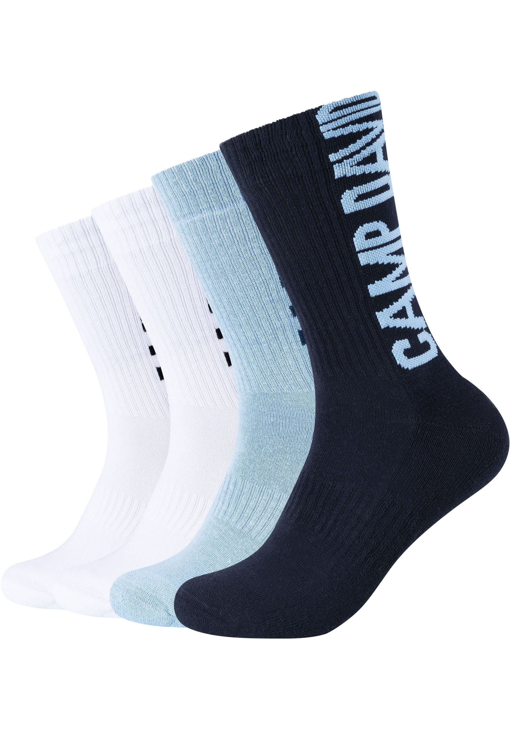 CAMP DAVID Socken »cushioned« 4 Stk. tlg. mit auffälligem Markenlogo-Design