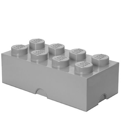 LEGO? Storage Opbevaringsboks - 8 Knopper - 50x25x18 - Lysegrå