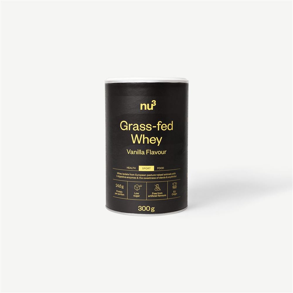 Nu3 Grass Fed Whey Powder Plv Vanille 300 g