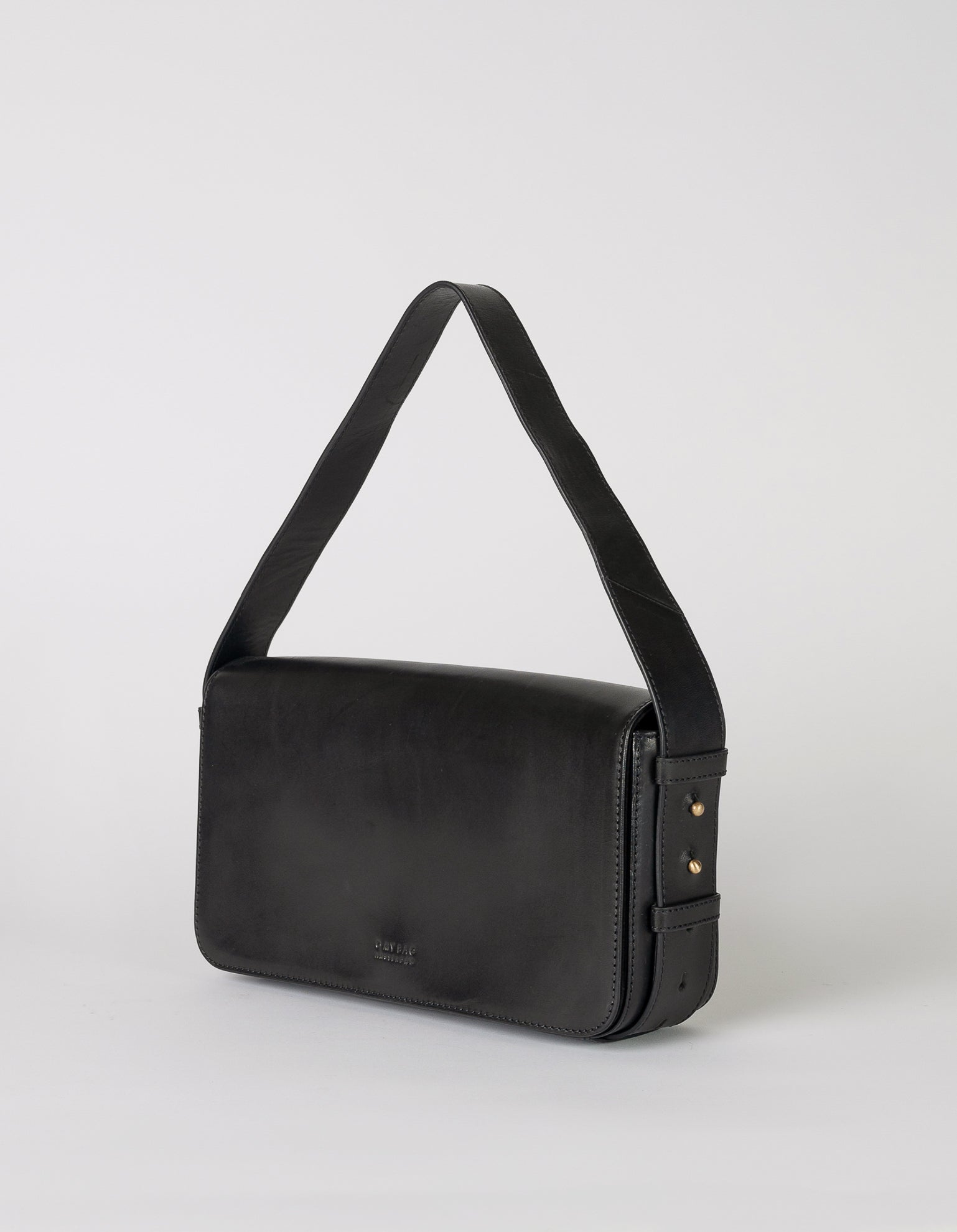 Gina Longuette - Black Classic Leather