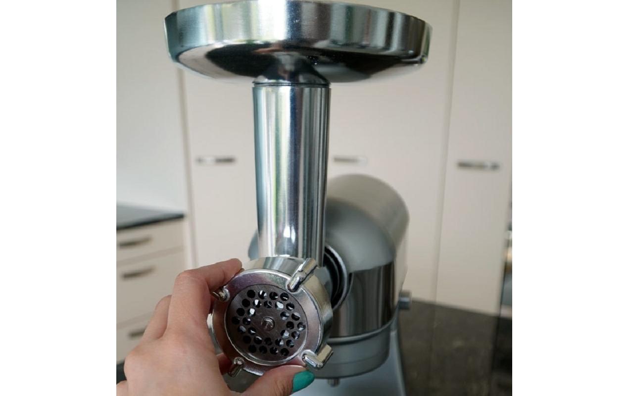 Küchenmaschine U445CH1 Grau<br>Kraftvolle Küchenmaschine mit grosser Chromstahl-Schüssel