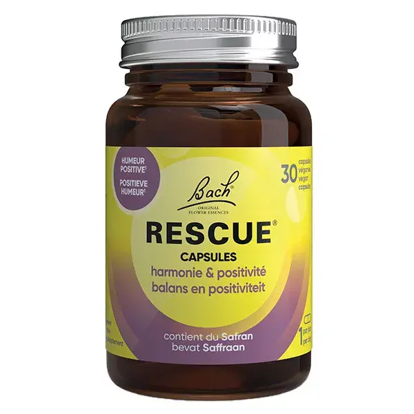Cápsulas RESCUE Harmonia e Positividade - 30 unidades