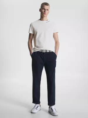 Camiseta Piquet Slim Fit com Logo