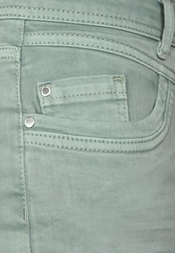 Casual Fit Color Jeans - soft olive washed