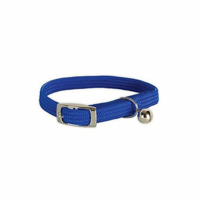 Collier nylon avec sangle élastique pour chat