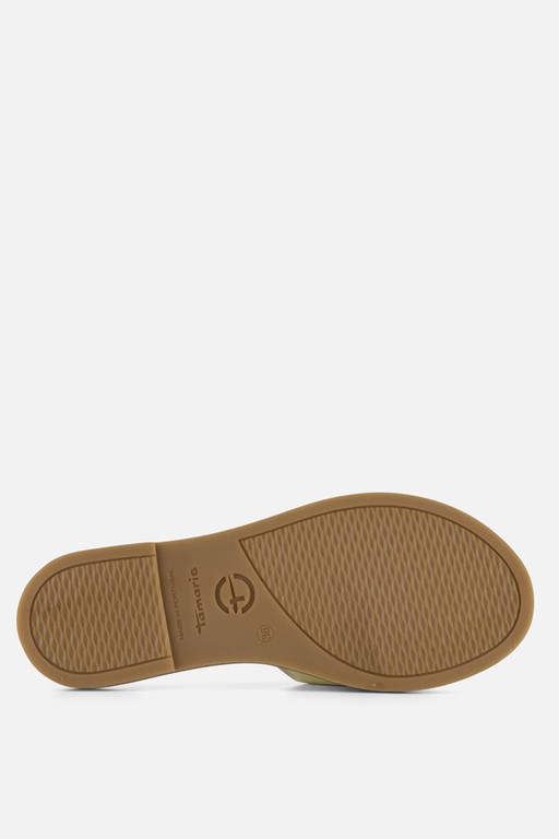 Tamaris Slippers goud Leer