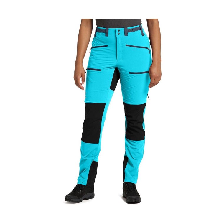 Haglöfs Rugged Standard Pants Women Maui Blue/True Black
