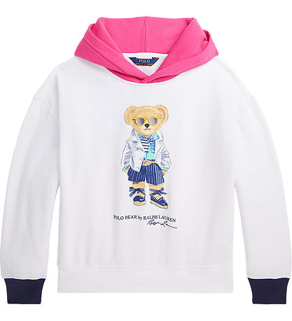 Polo Ralph Lauren H?ttetr?je - Hvid m. Bamse
