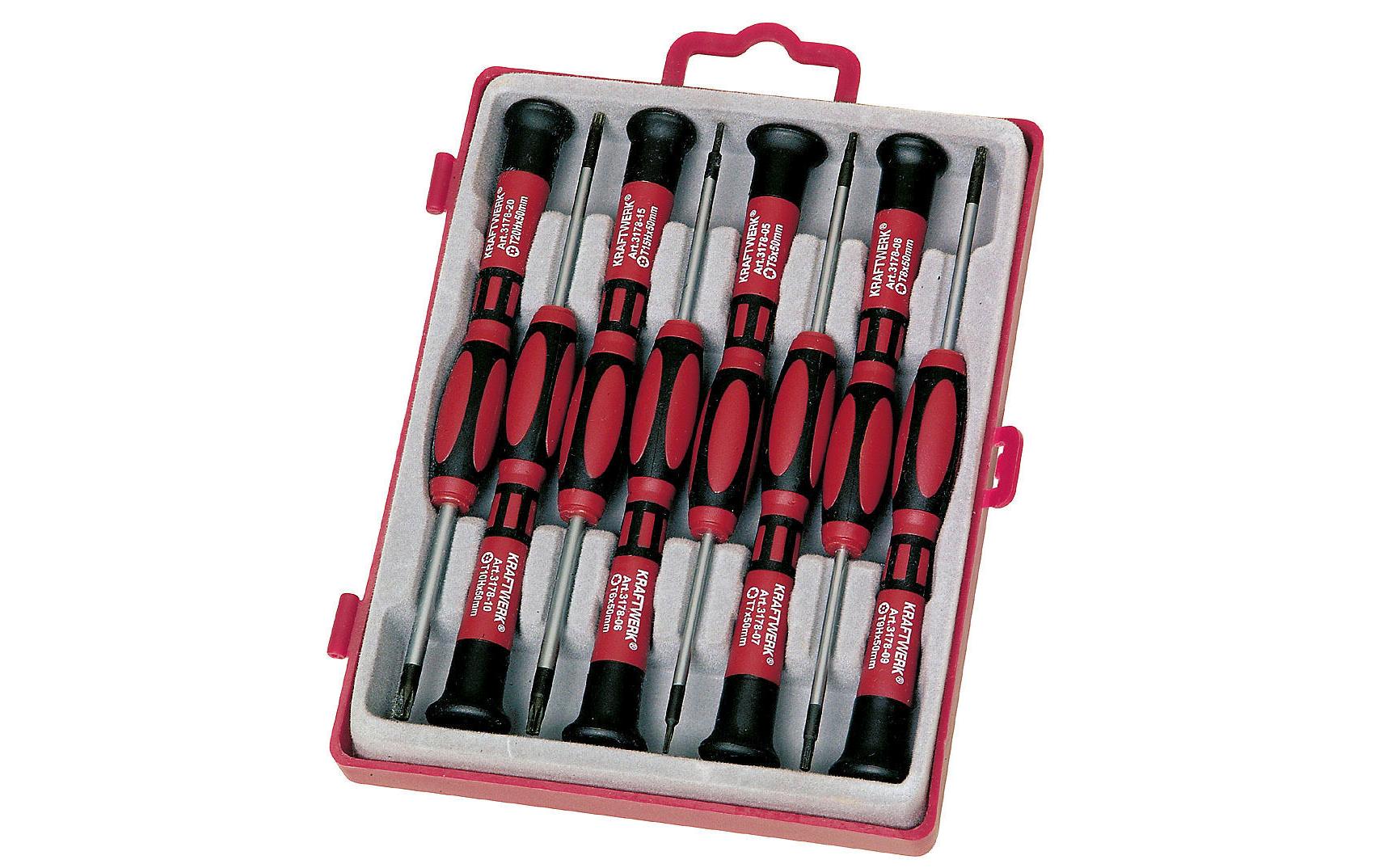 Schraubenzieher-Set TX 8-teiligLangbeck-Klemmzange