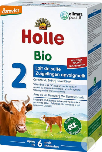 Holle Lait De Suite 2 Après 6 Mois Bio 600g Nouvelle Formule