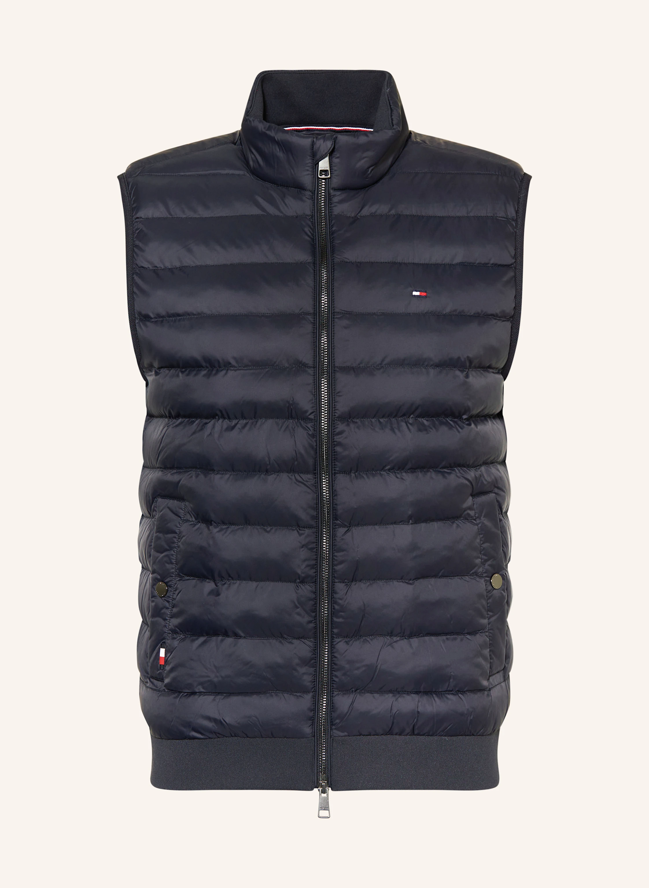TOMMY HILFIGER Steppweste im Materialmix