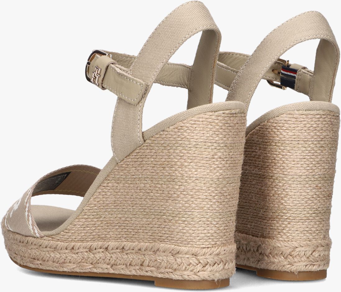 TOMMY HILFIGER beige tommy hilfiger sandalen seasonal webbing wedge