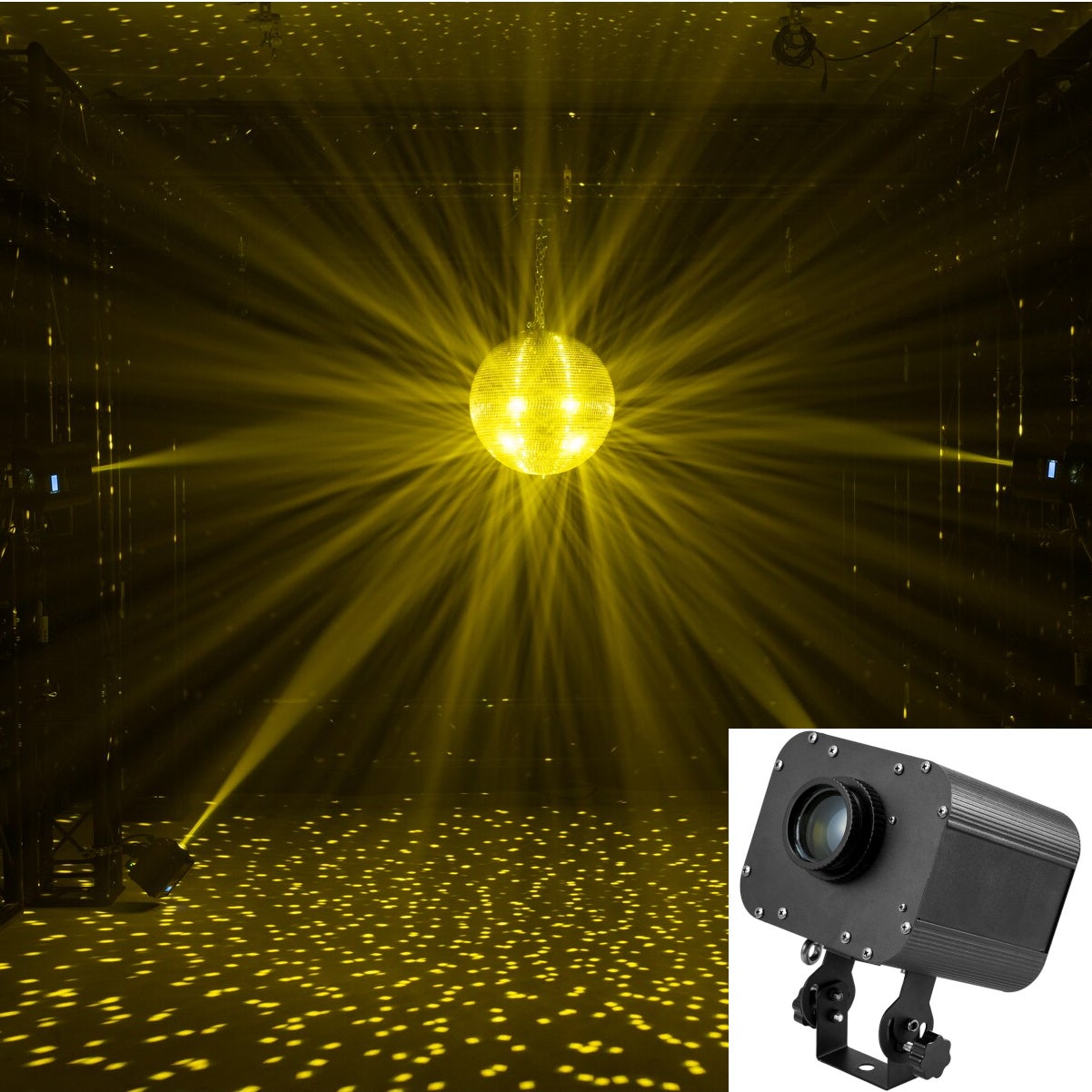 Eurolite TCL-150 Color Changer 30 W COB LED met gobo en kleurenwiel