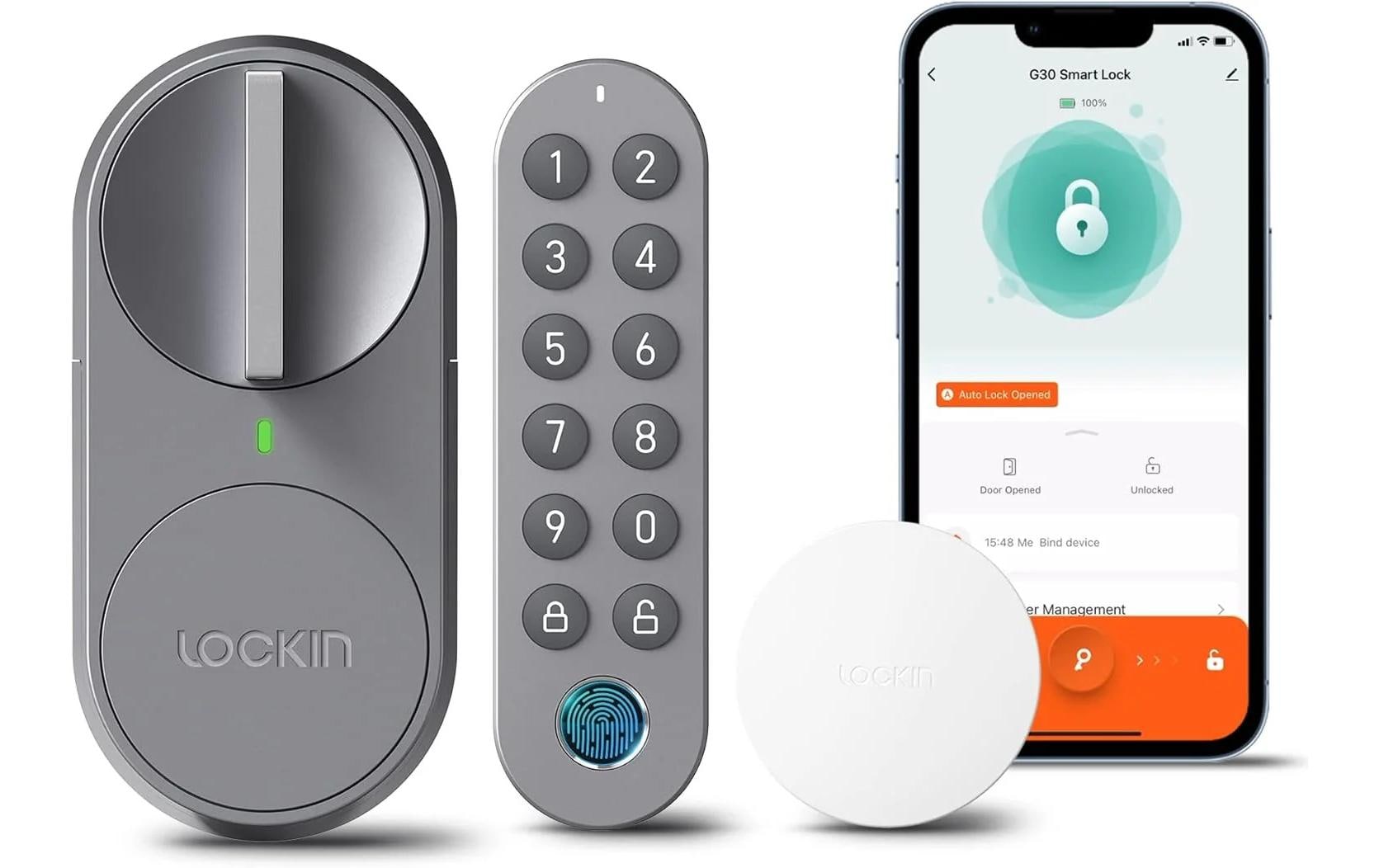 Smart Lock G30 (3 in 1) EU Grau<br>Smartes Türschloss