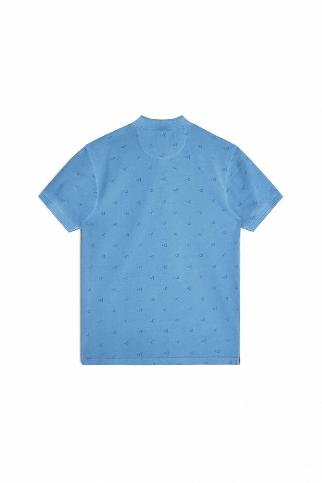 Camisa polo OOTO com estampa de avião - Azul