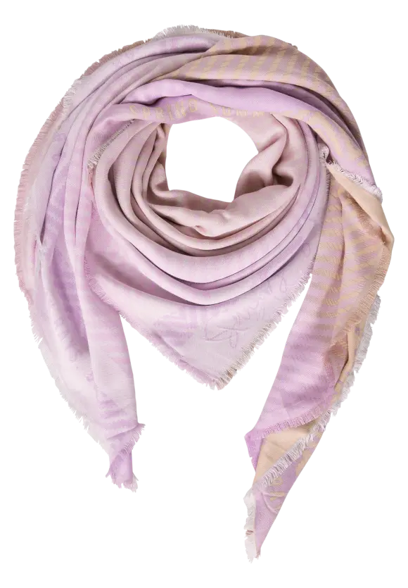 Jacquard Tuch - shiny lilac