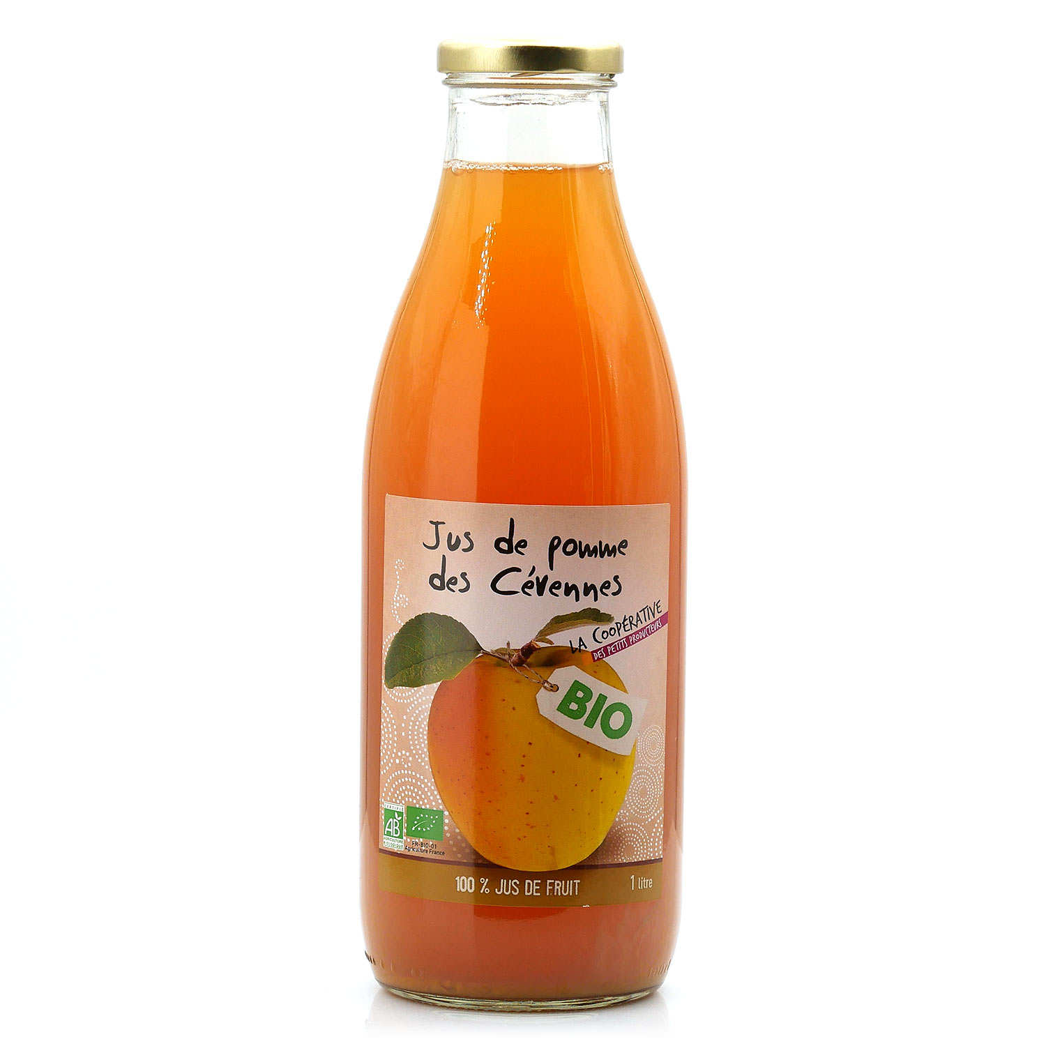 Jus de pomme bio des Cévennes