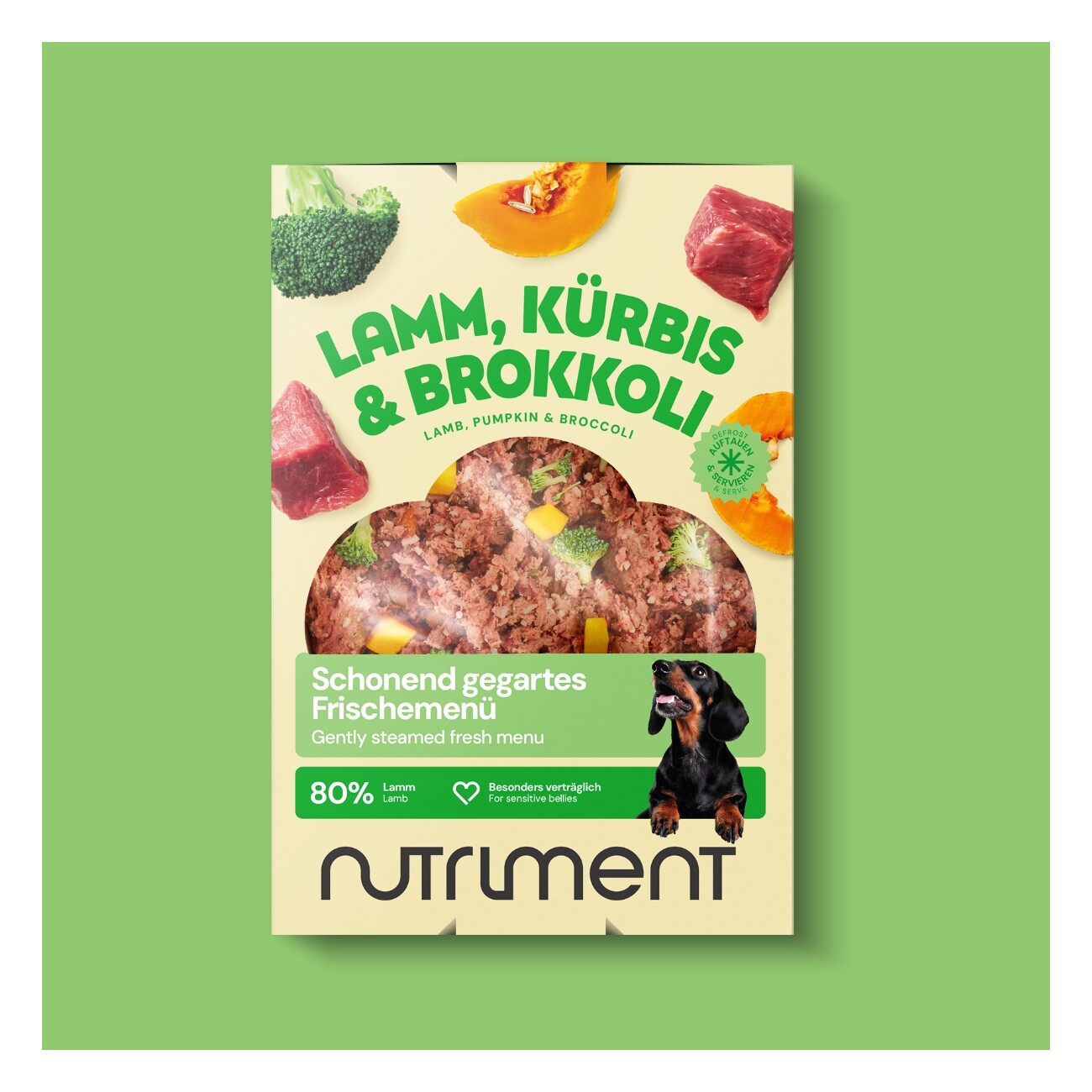 Nutriment Frischemenü Lamm & Pferd Sensitiv Probierpaket 10x400g