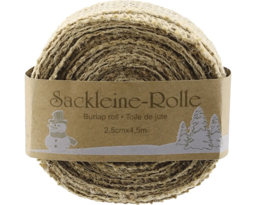 Cadeaulint 4,5 m 25 mm naturel
