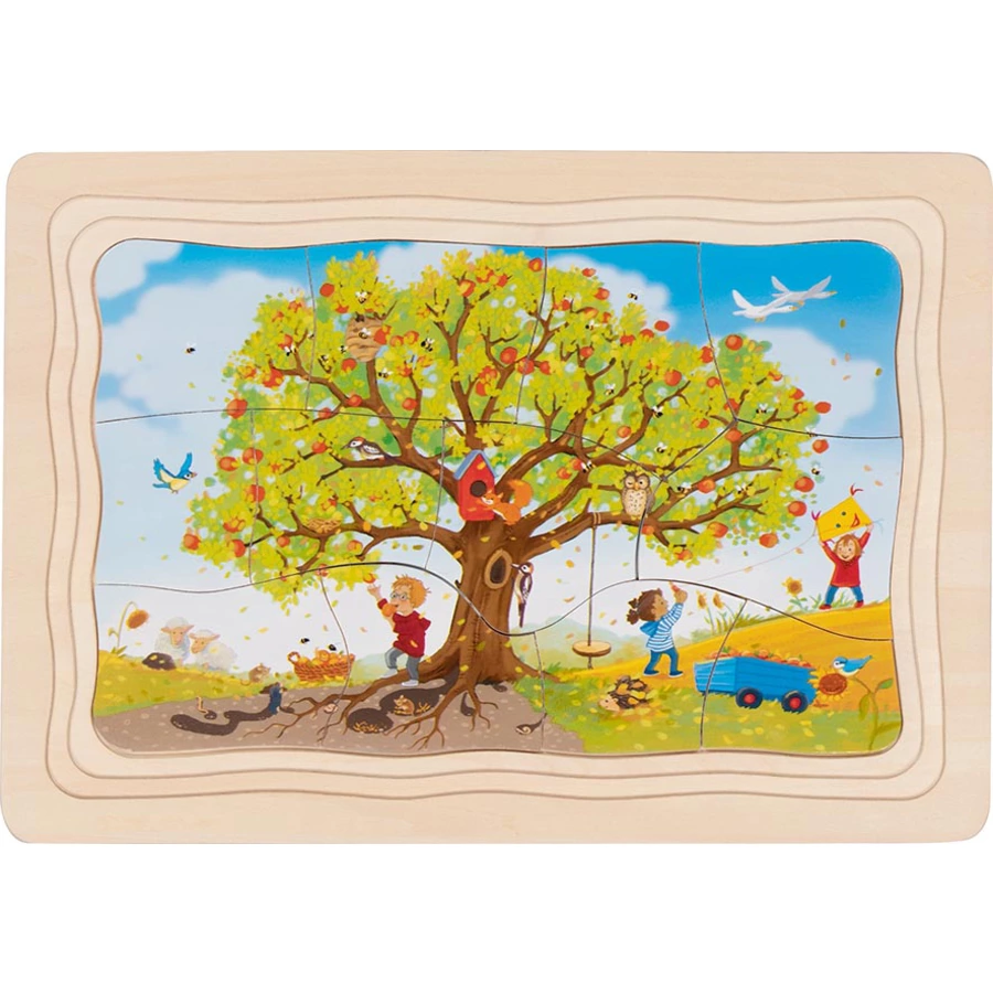 goki Schichtenpuzzle Mein Apfelbaum