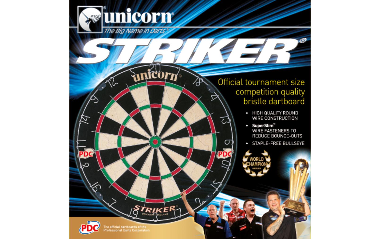 Dartboard Striker BristleDart Board aus Sisalfasern