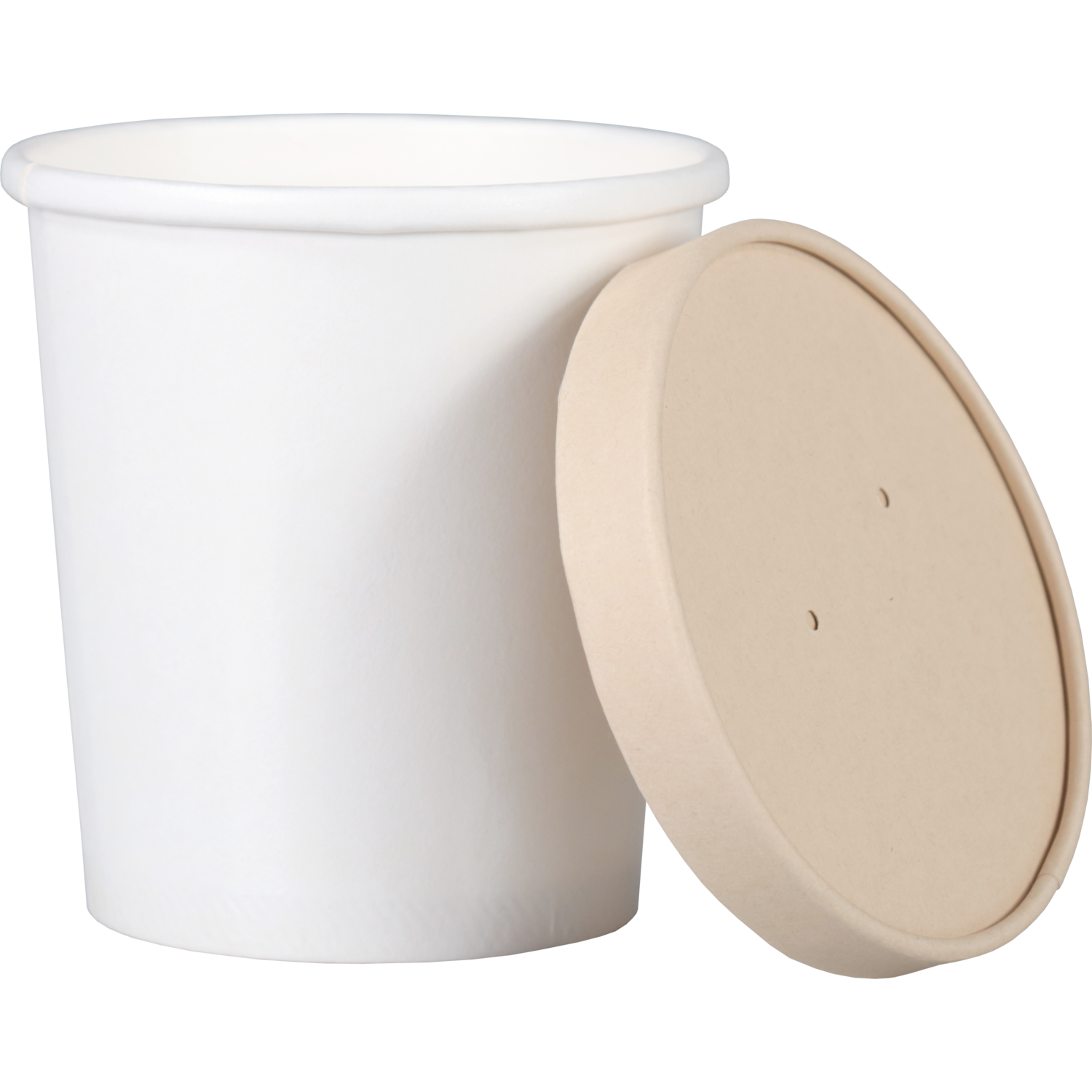 Depa, Soepbeker, Karton + PE, 400ml, 16oz, 100mm, wit