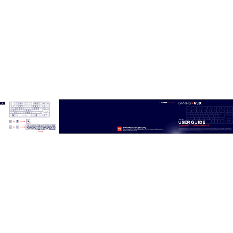 Trust GXT833W gaming keyboard