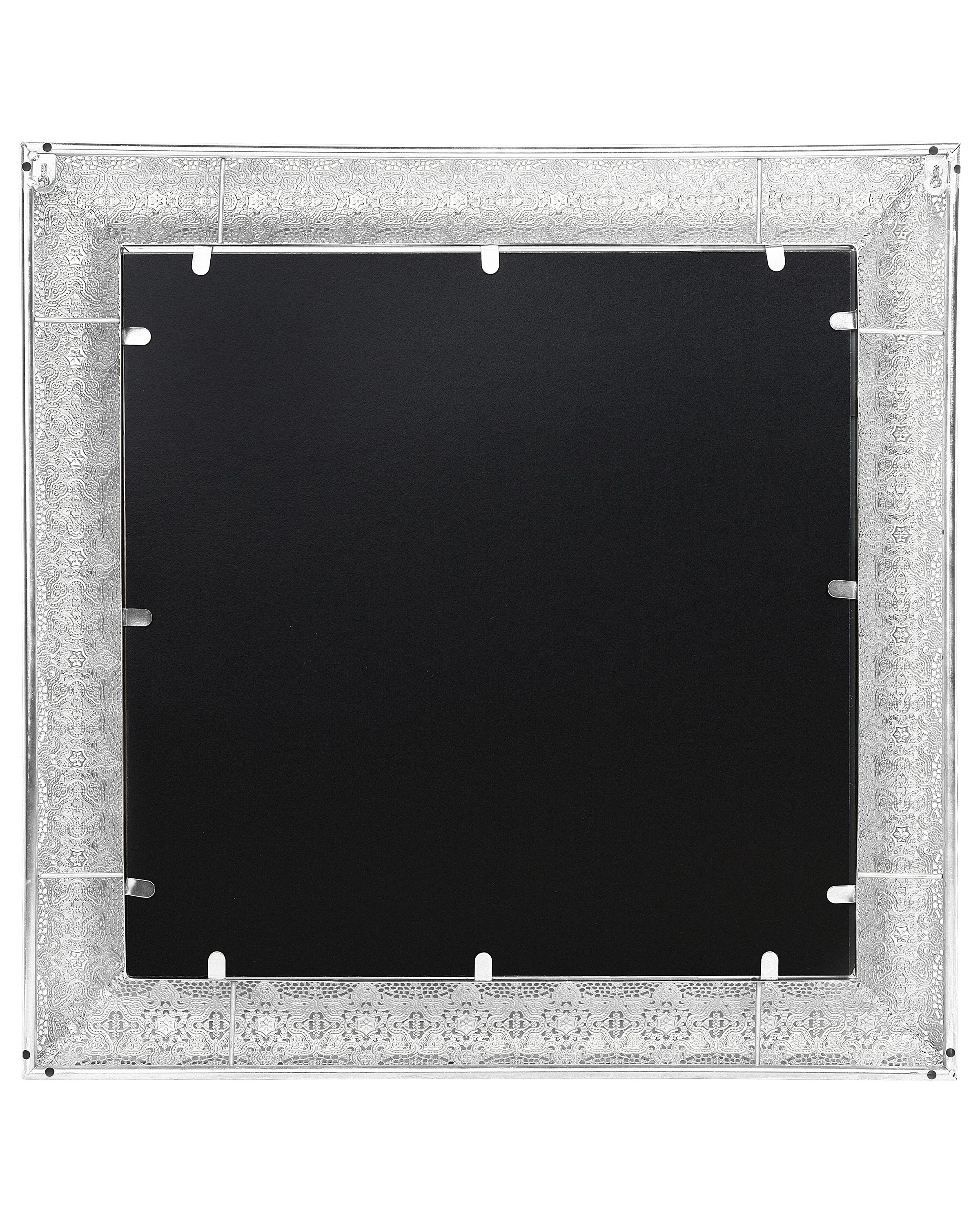 Wandspiegel CAVAN 65 cm 65 cm Metaal Zilver
