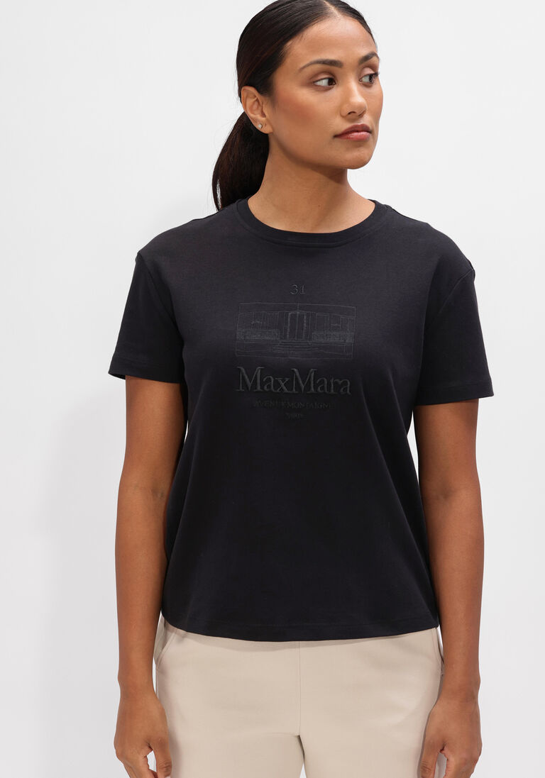 zwarte max mara t-shirt bella