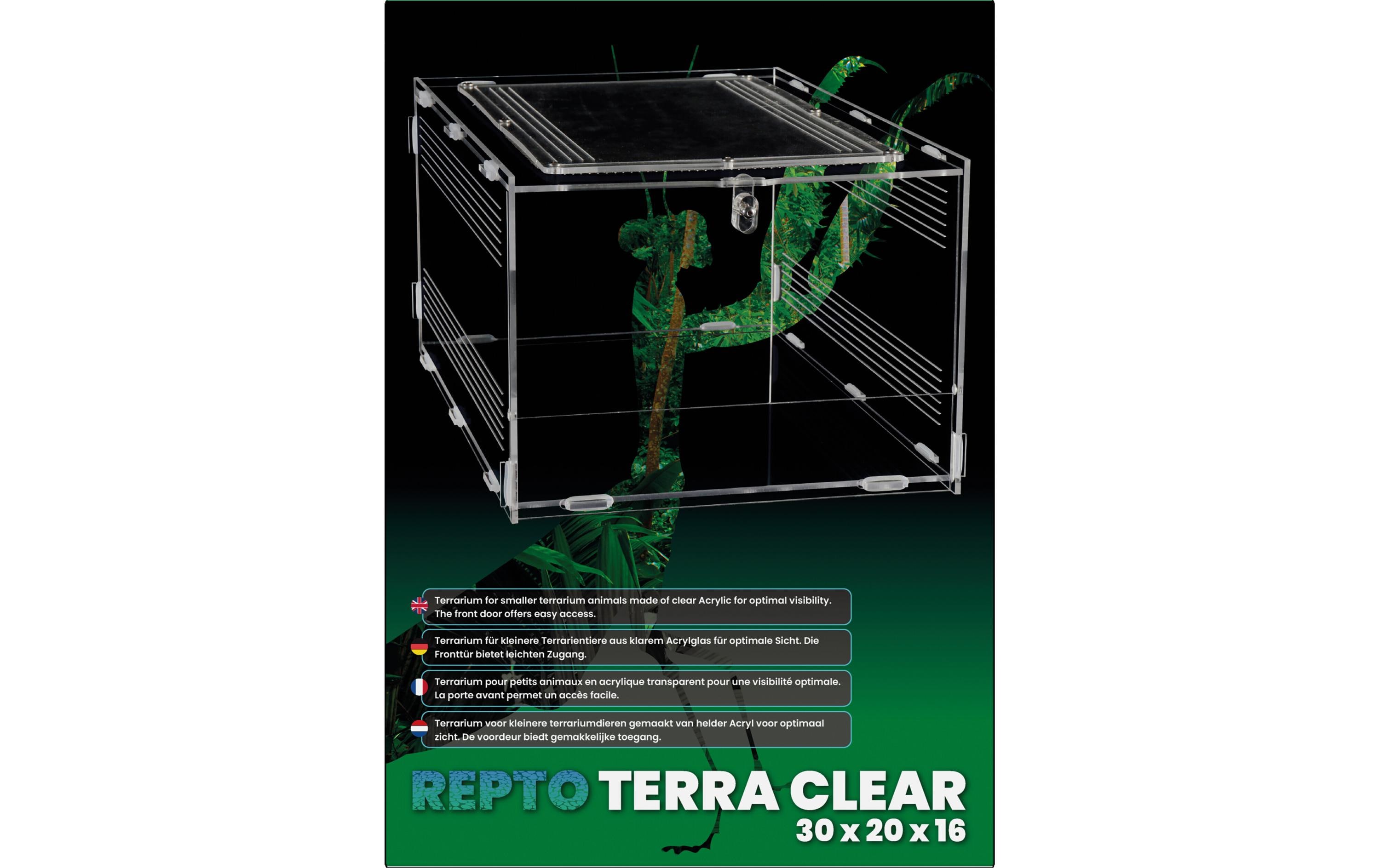 Terrarium Plexi, 30 x 20 x 16 cmTerrarium für kleinere Terrarientiere