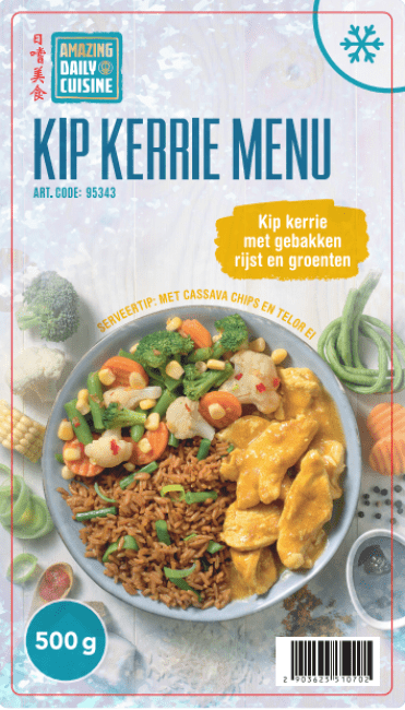 Chef Kok Kip Kerrie Menu diepvries 500g