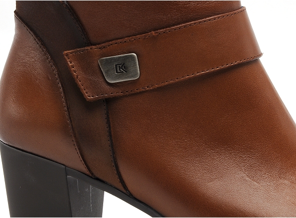 Dorking boots bottine talons femme d9111 sunb marron