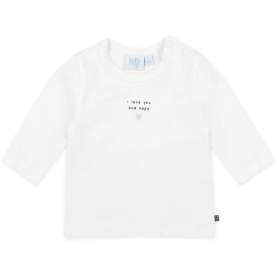 Feetje Longsleeve To The Moon Dots weiß