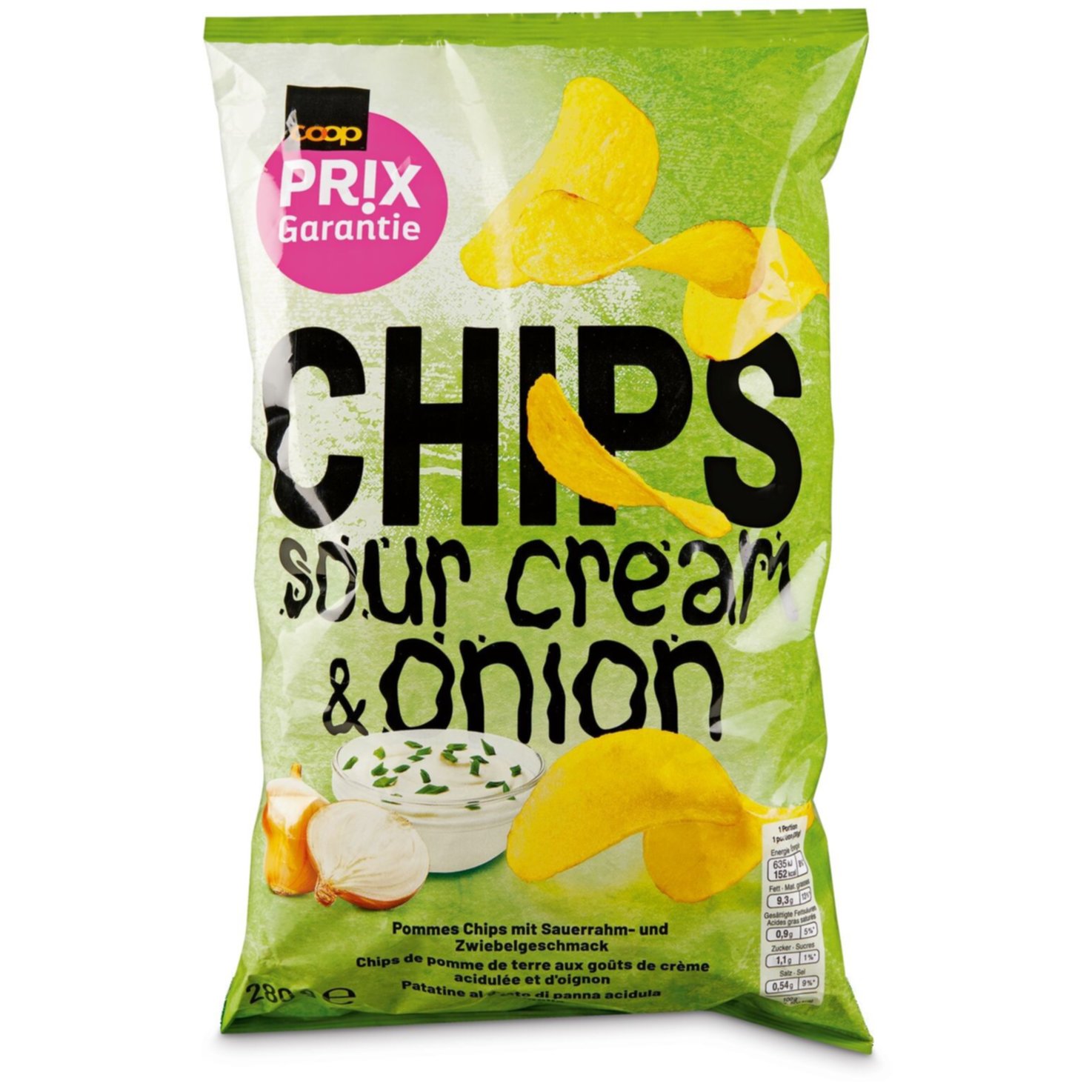 Prix Garantie Chips Sour Cream & Onion