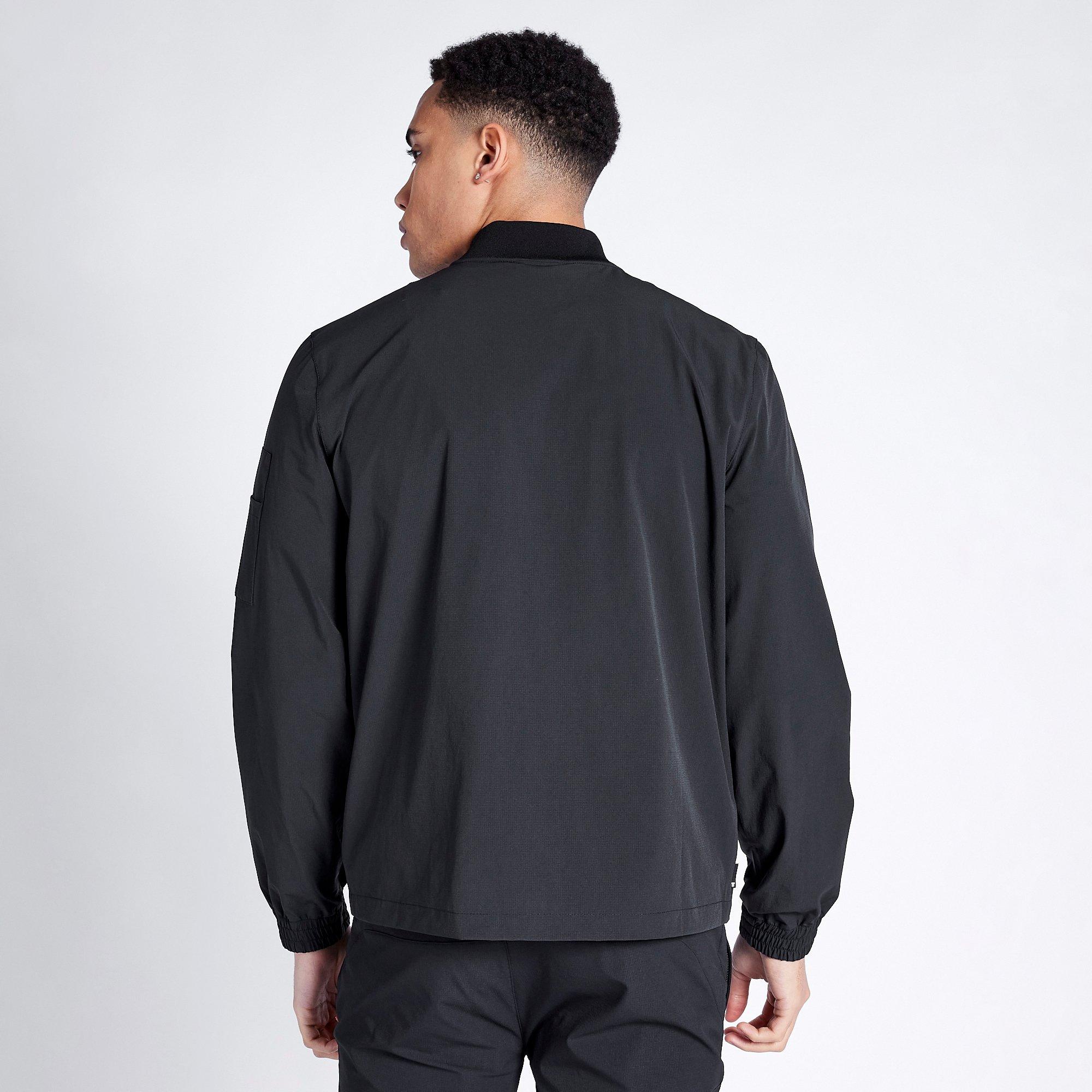 11 Degrees Krypton Bomber Jacket Black