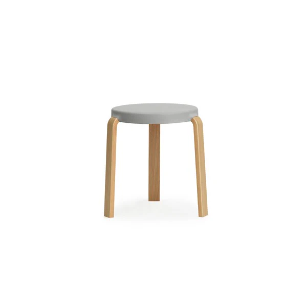 Normann Copenhagen  Tap skammel - grå/eg
