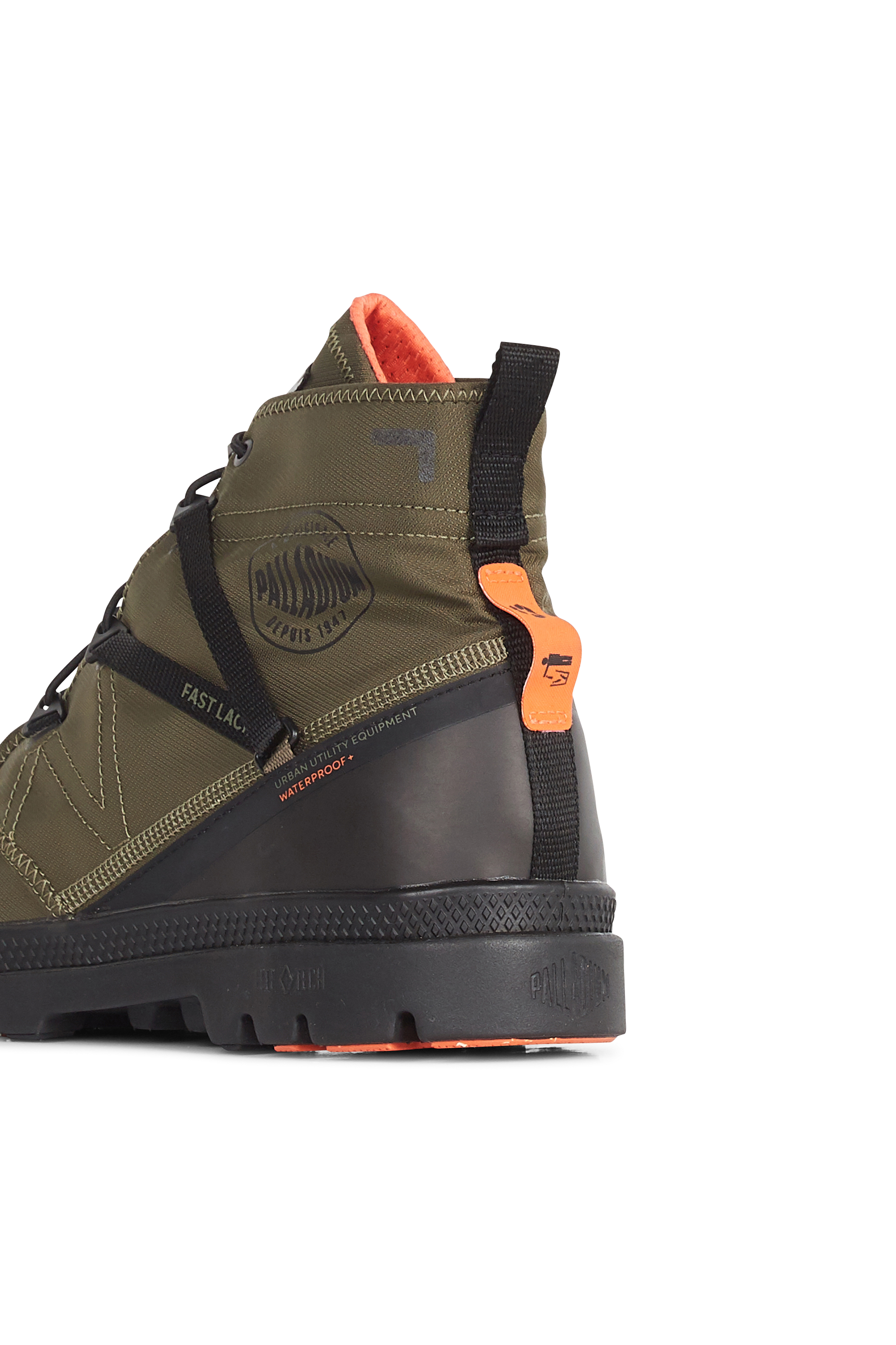 PALLADIUM Bottines PAMPA TRAVEL LITE Kaki